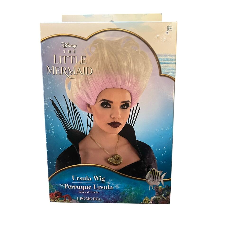 Disney's Ursula villains The Little Mermaid Costume Cosplay Ursula Wig NEW adult